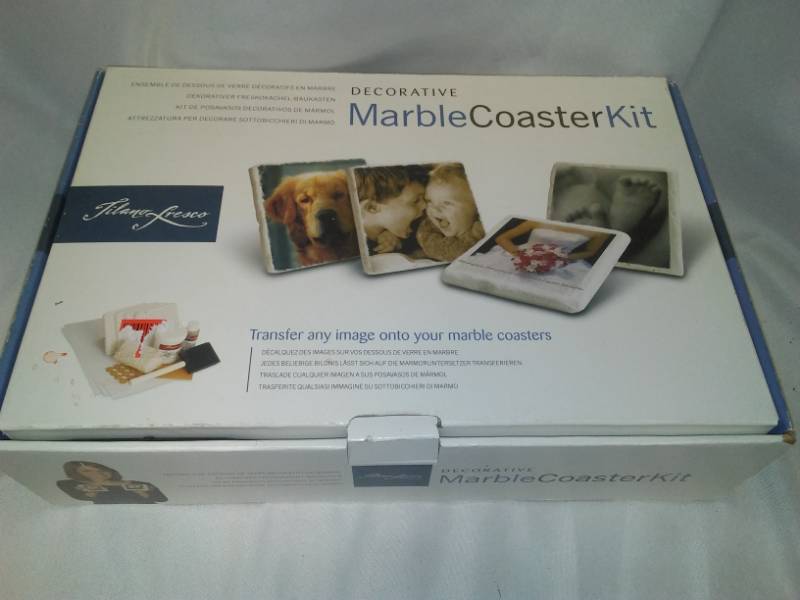 lot 173 image: Your image coaster set  New in Box,