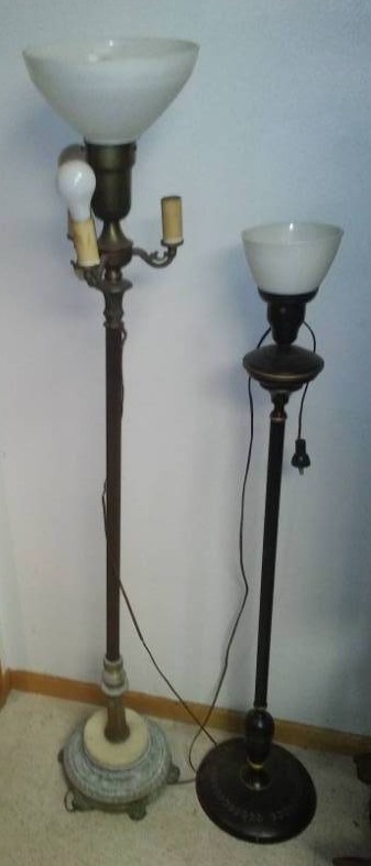 lot 178 image: Two floor lamps