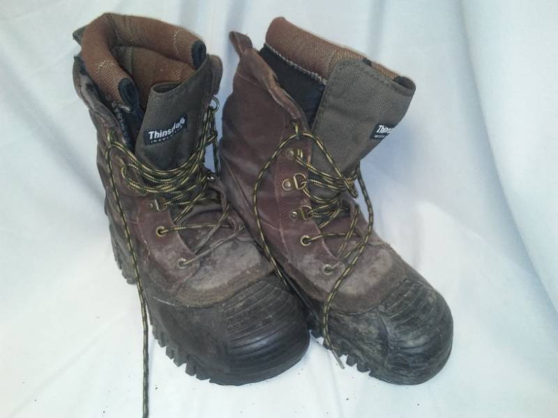 lot 171 image: Mens thinsulate boots - Rocky, size 9 - 10, next to New.