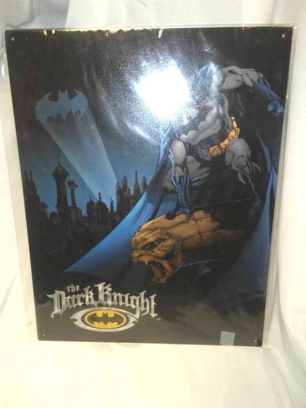 lot 194 image: The Dark Knight Batman metal sign, NEW