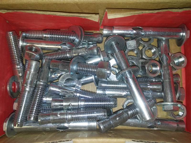 lot 223 image: Hilti cement bolts.