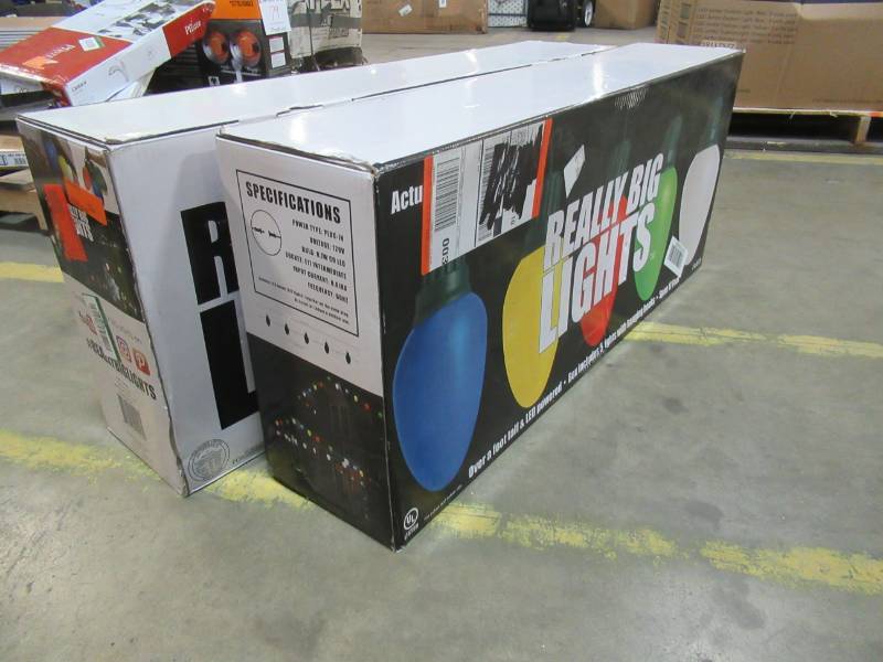 lot 55 image: 2 Boxes of 5 Really Big Lights, RBL-5CT BOX.
