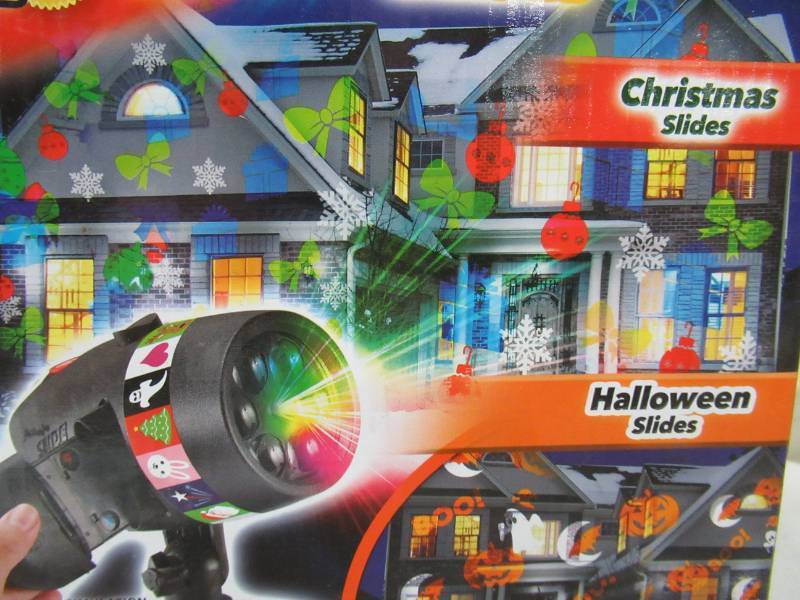 lot 67 image: Star Shower Slide Show LED Projector, Model 11671-6