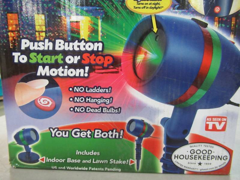lot 86 image: Star Shower Motion Laser Light Projector, Model 10639-6