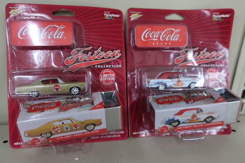 lot 309 image: Two Johnny Lightning Coca-Cola Cars