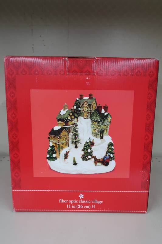 lot 319 image: Fiber Optic Christmas Village