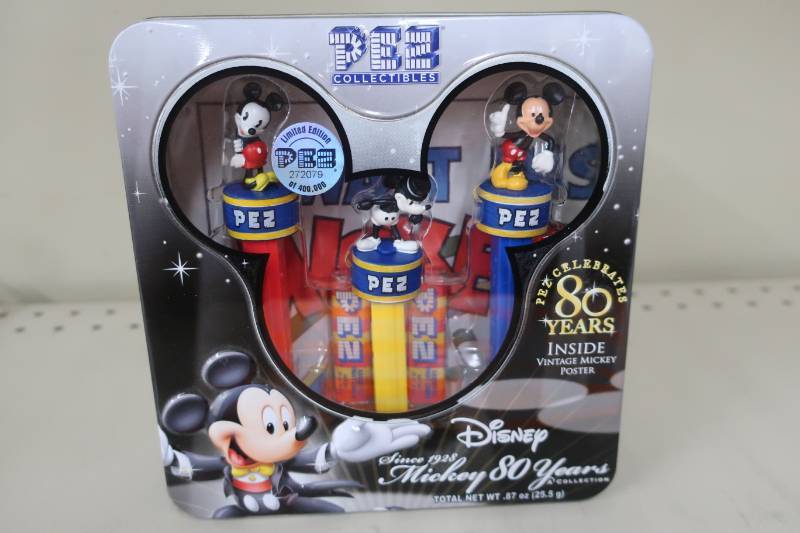 lot 337 image: Mickey Mouse 80 Year Celebration Pez Collection