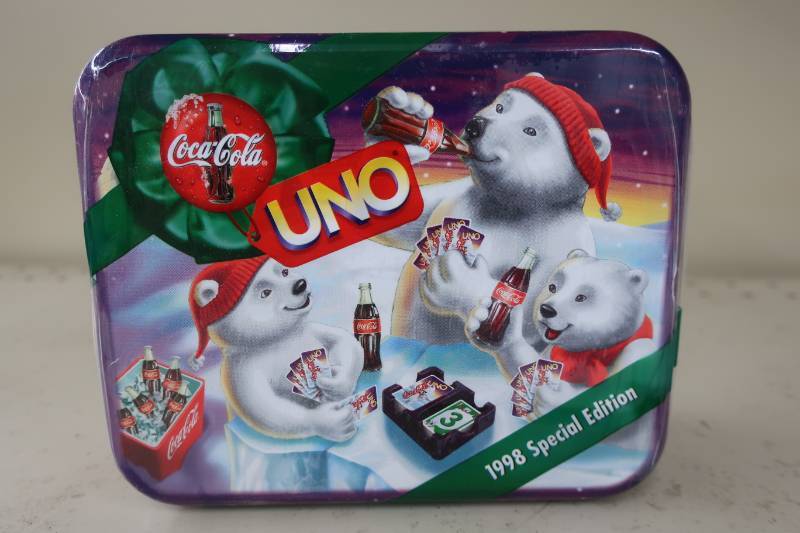 lot 345 image: 1998 Special Edition Coca-Cola Uno Game