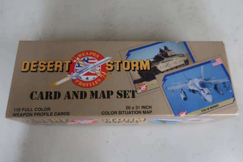 lot 349 image: Desert Storm Card and Map Set