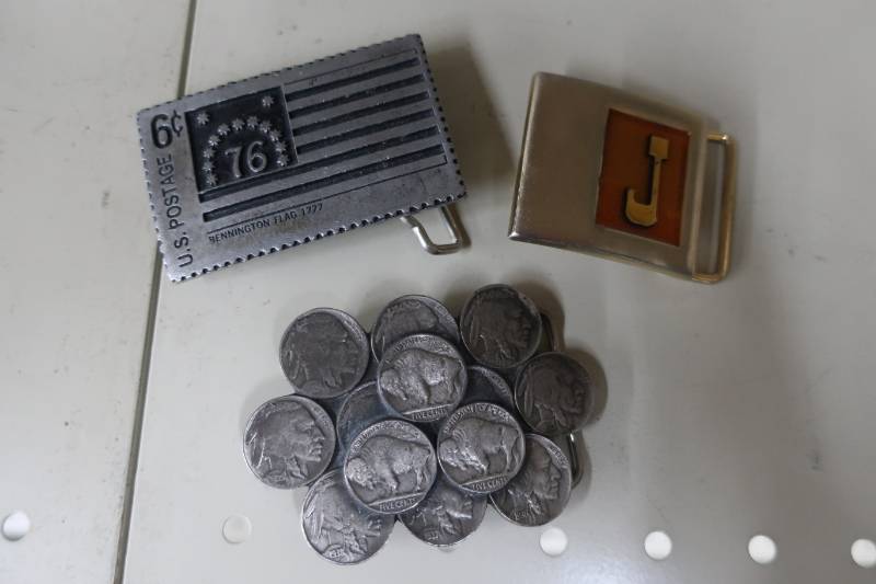 lot 392 image: Three Miscellaneous Belt Buckles