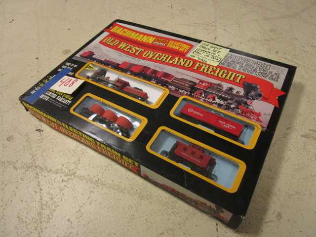 lot 408 image: HO SCALE OLD WEST TRAIN SET