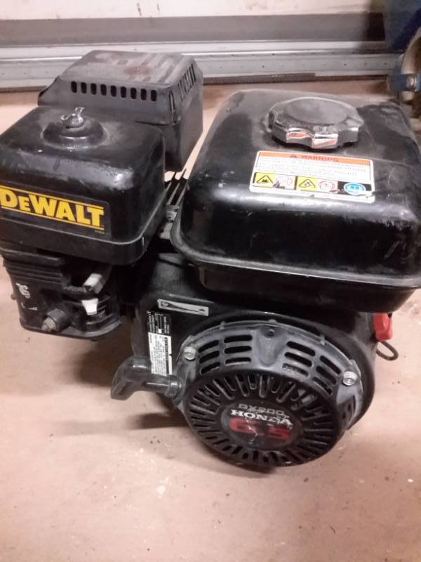lot 588 image: Honda GX200 6.5 motor,
