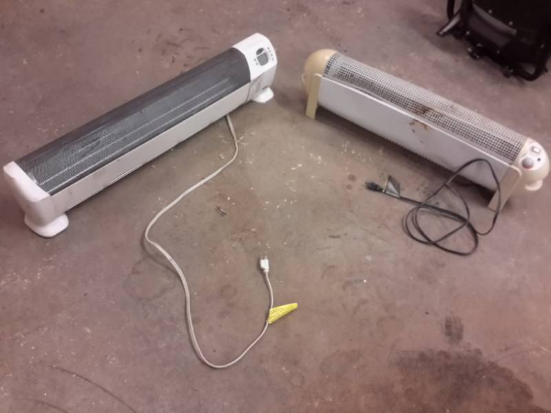 lot 595 image: 2 Floor Heaters