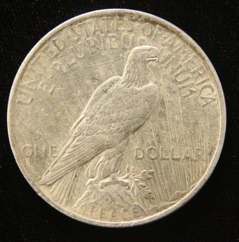 1922 PEACE SILVER DOLLAR AU
