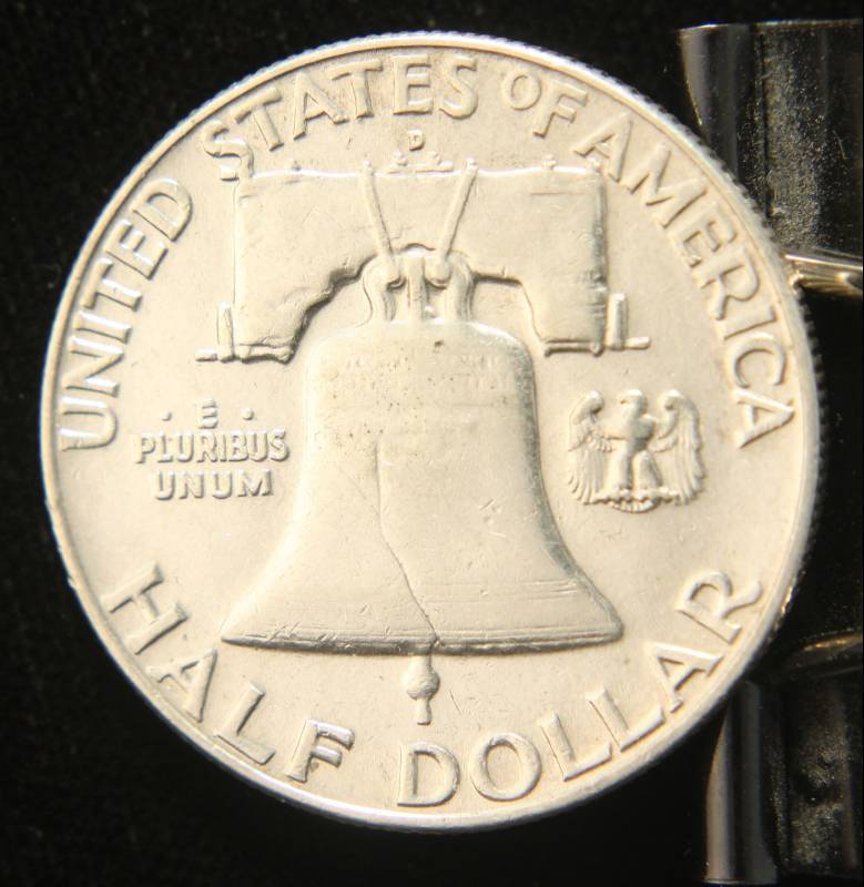 1958-D FRANKLIN HALF DOLLAR BU-UNC