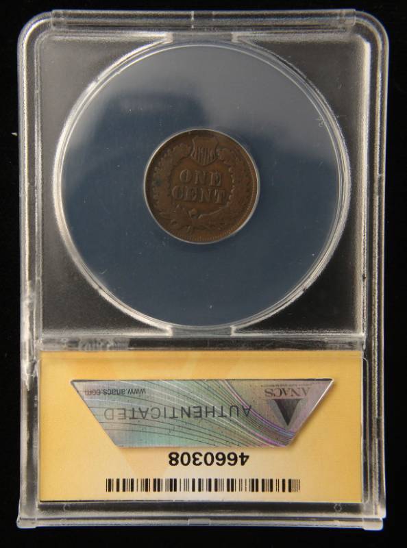 1878 INDIAN HEAD CENT VG8 ANACS BETTER DATE COIN