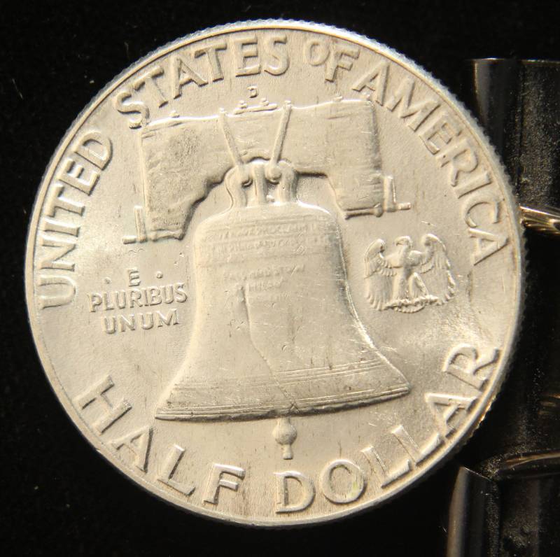 1948-D FRANKLIN SILVER HALF DOLLAR BU-UNC