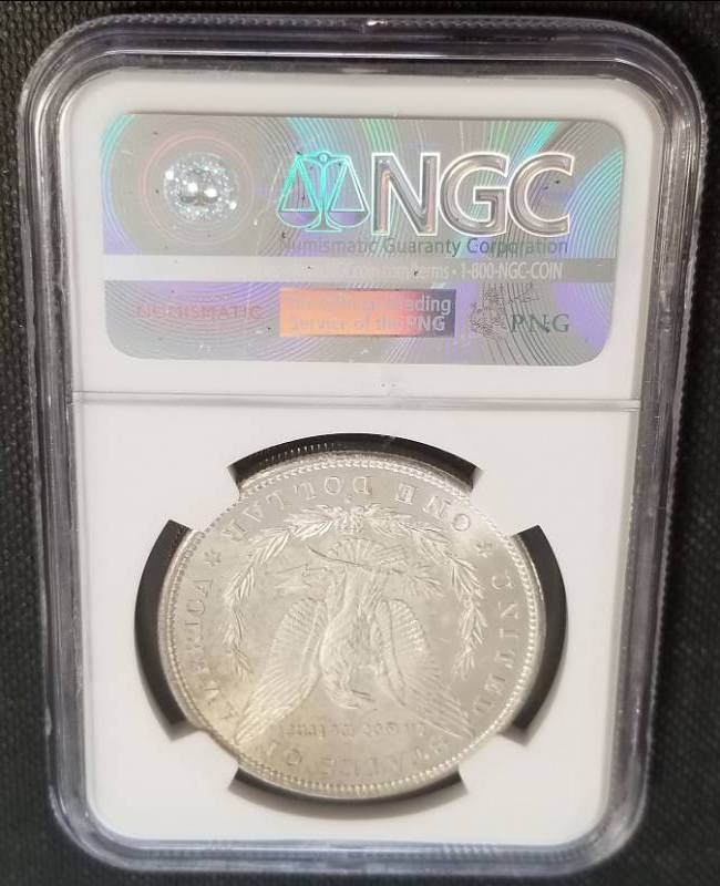 1880-S MORGAN SILVER DOLLAR MS64 NGC