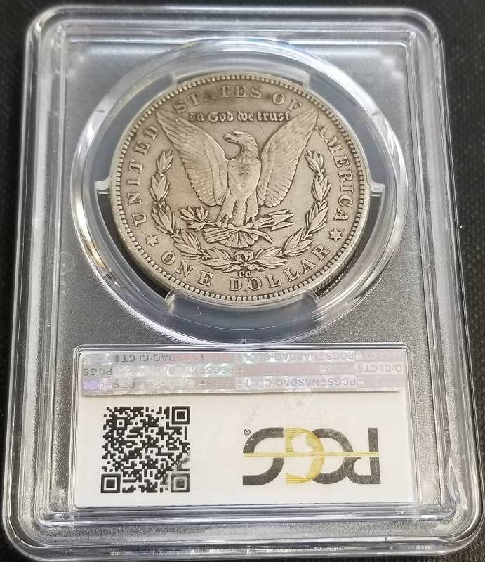 1890-CC CARSON CITY MORGAN SILVER DOLLAR XF40 PCGS