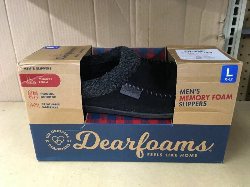 Dearfoams Mens Slipper, Retail $9.99