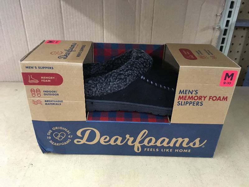 Dearfoams Mens Slipper, Retail $9.99