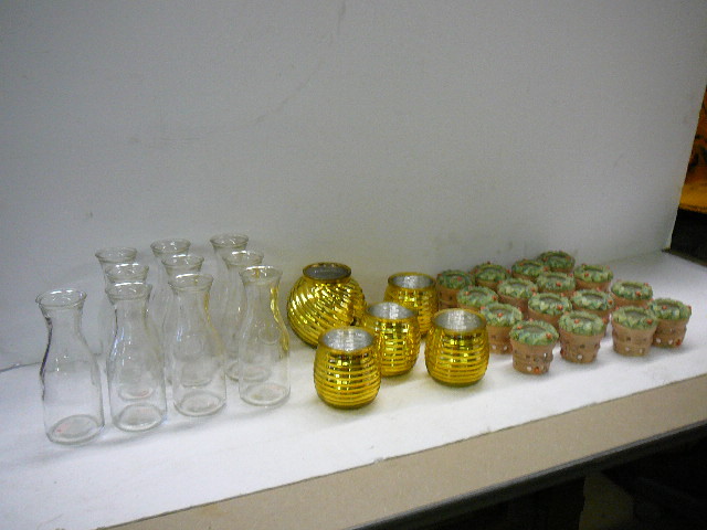 Large lot of glassware