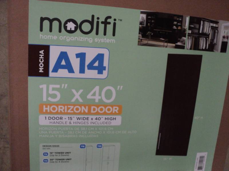 lot 50 image: 2 Mocha Modifi Horizon Doors 15 x ...