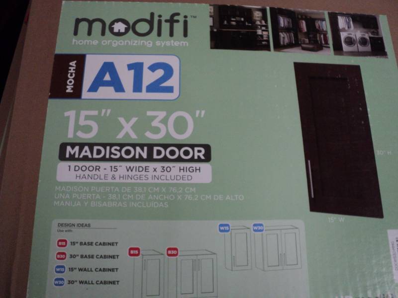 lot 52 image: 2 Mocha Modifi Madison Doors 15 x3...