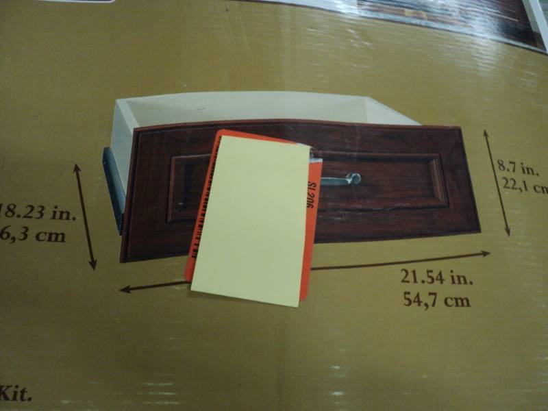 lot 57 image: Closet Maid Cherry Drawers...