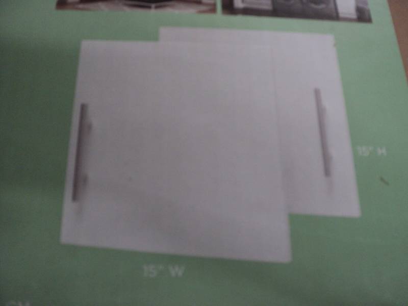 lot 65 image: 2 white Modifi 15 x15 Horizon Door...