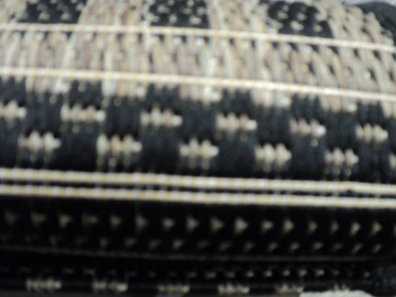 lot 77 image: 2 x 3 7 Pueblo blackCocoa Rug...
