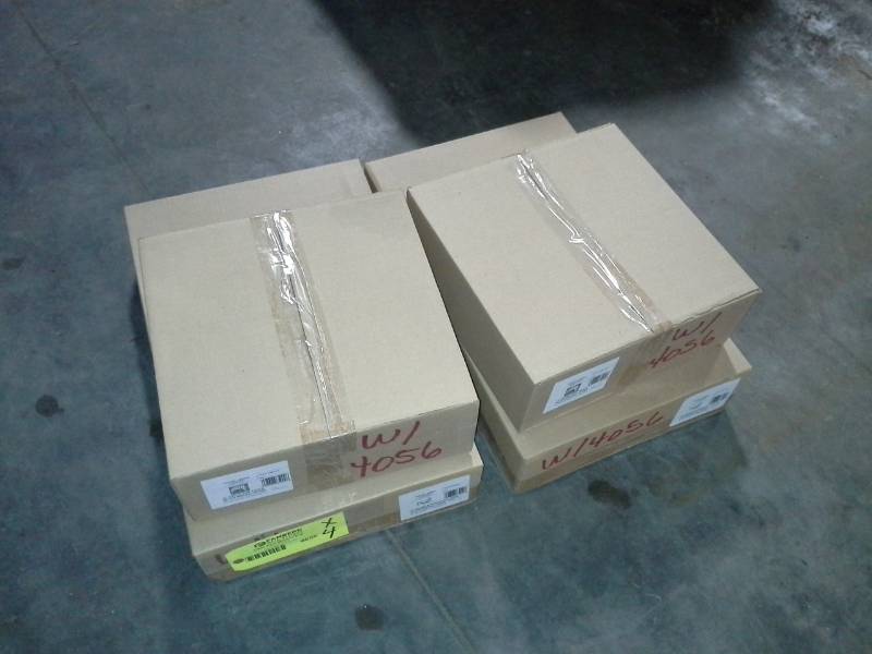 lot 4056 image: Furniture Set - 2 Kiddie Adirondack Chairs, 2 Kiddie Side Tables