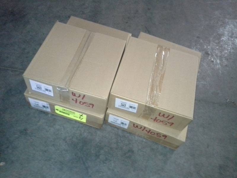 lot 4059 image: Furniture Set - 2 Kiddie Adirondack Chairs, 2 Kiddie Side Tables