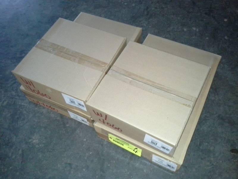 lot 4060 image: Furniture Set - 2 Kiddie Adirondack Chairs, 2 Kiddie Side Tables