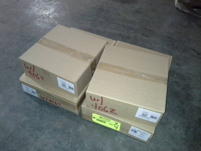 lot 4062 image: Furniture Set - 2 Kiddie Adirondack Chairs, 2 Kiddie Side Tables