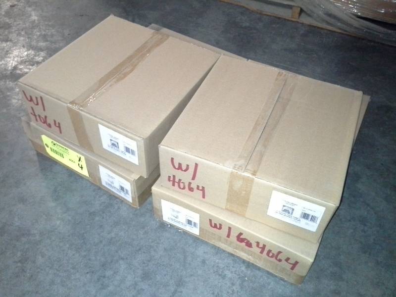 lot 4064 image: Furniture Set - 2 Kiddie Adirondack Chairs, 2 Kiddie Side Tables