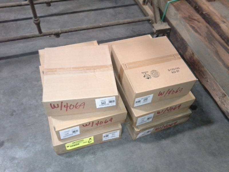 lot 4069 image: Furniture Set - 4 Kiddie Adirondack Chairs, 2 Kiddie Side Tables