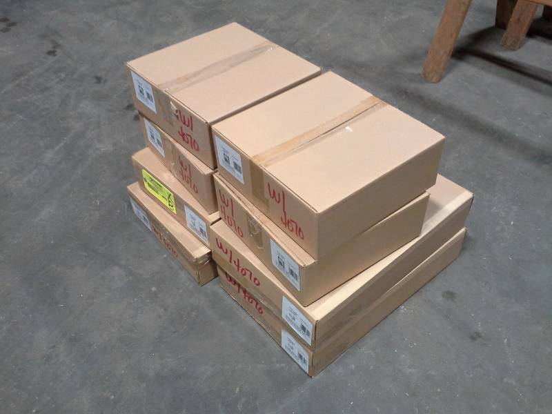 lot 4070 image: Furniture Set - 4 Kiddie Adirondack Chairs, 4 Kiddie Side Tables
