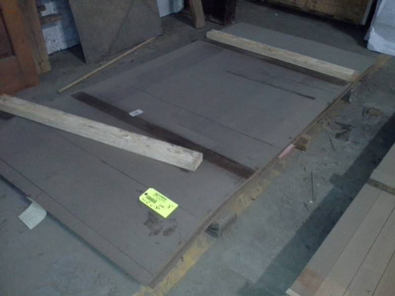 lot 4169 image: Bundle of MDF Style Wood Panels