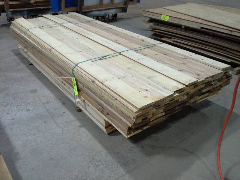 lot 4209 image: Bundle of Tongue and Groove, Mixture of Cedar and Pine
