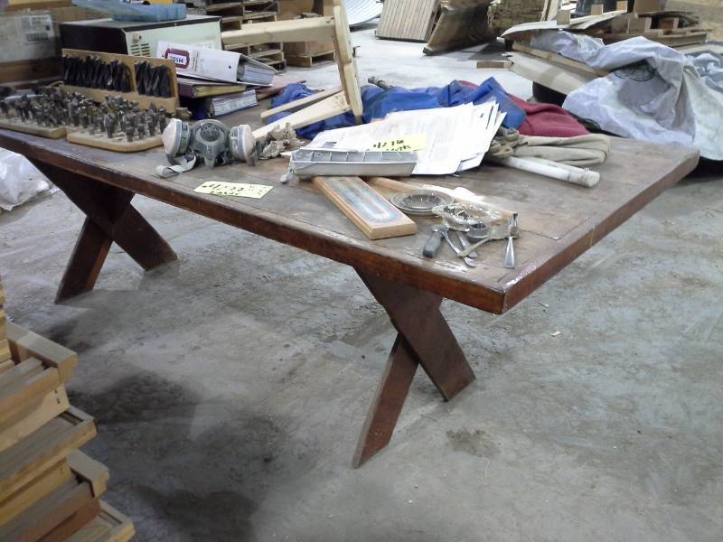 lot 4288 image: Large Wooden Table