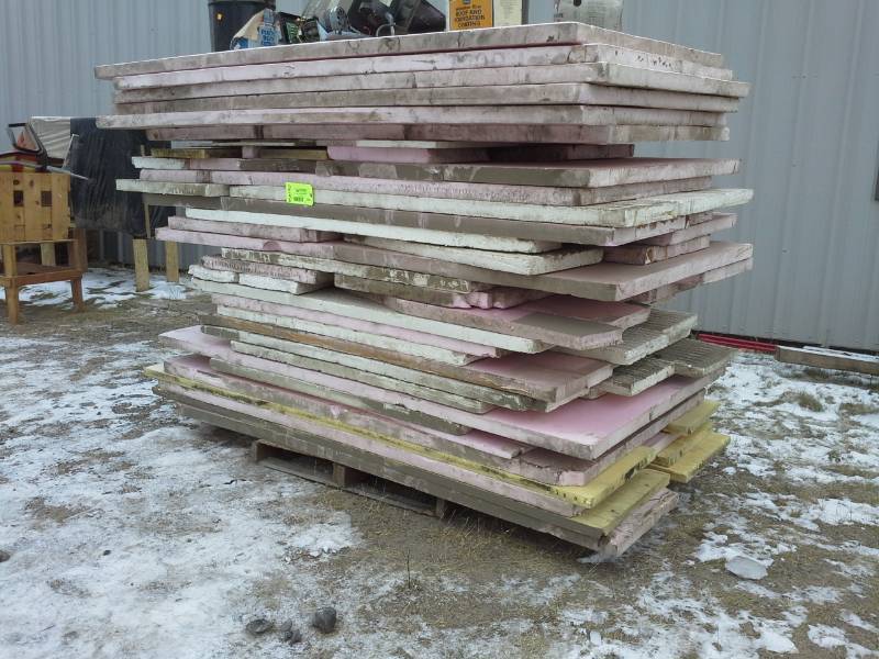 lot 4309 image: Pile of Used Styrofoam Insulation