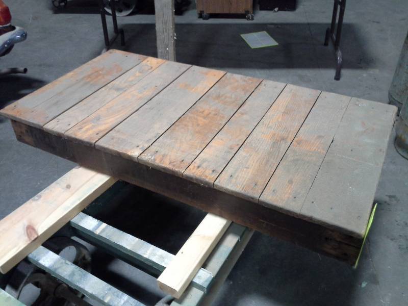 lot 4311 image: Hamilton Brand Railroad Cart - Top Only