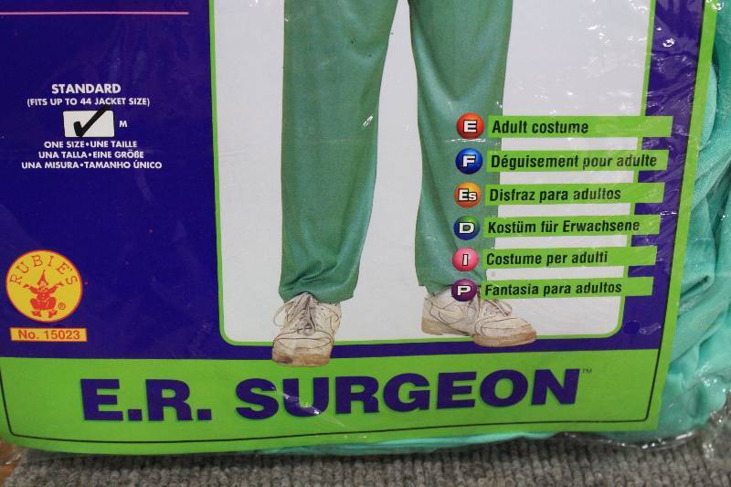 lot 214 image: E.R. Surgeon Costume Medium Size