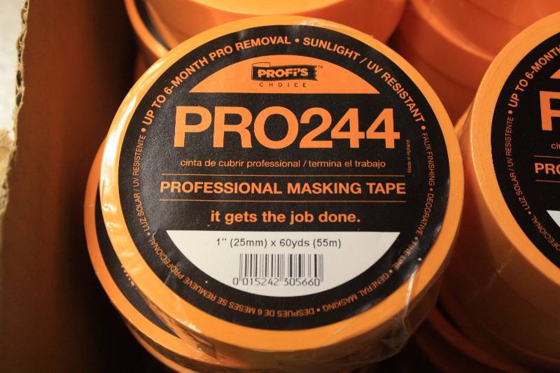 lot 99 image: 32 Rolls of 1 Orange Masking Tape - Professional Grade