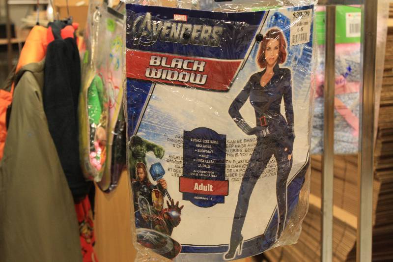 lot 204 image: Avengers Black Widow Adult Costume Size Medium $39.99