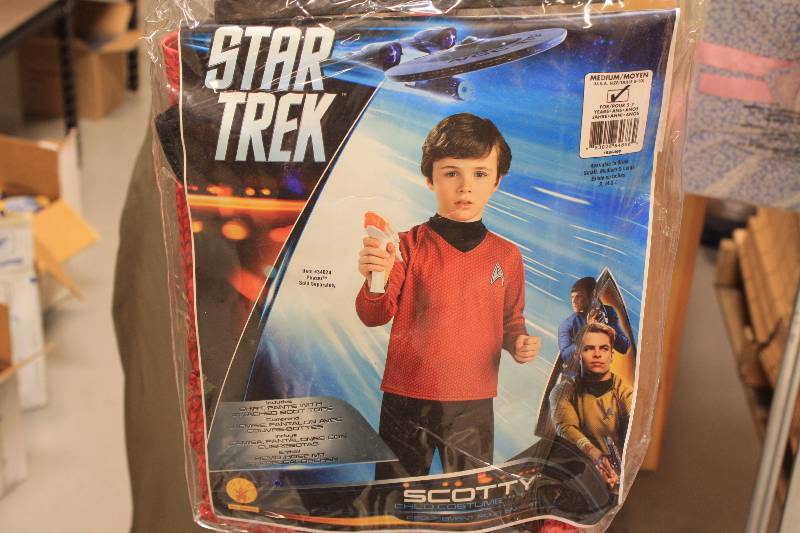 lot 194 image: Star Trek Scotty Child Costume Size Medium 8-10