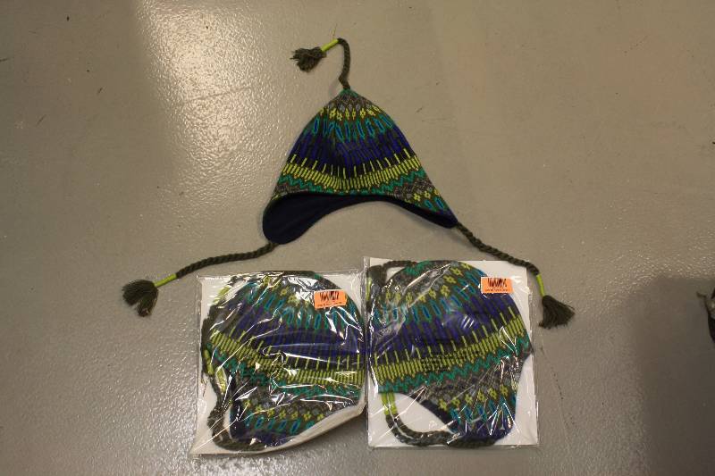 lot 46A image: Peruvian Winter Hats  3 Hats New