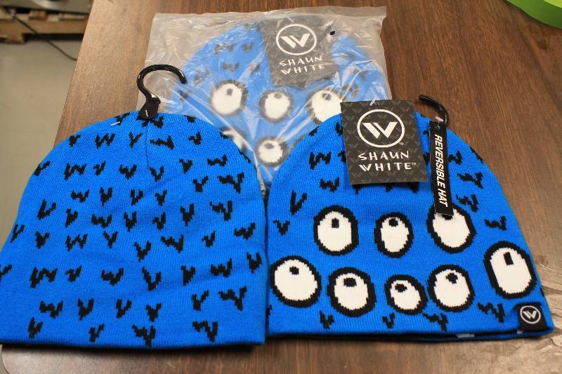 lot 49A image: Shaun White Monster Winter Hats - 3 Hats $30 Value