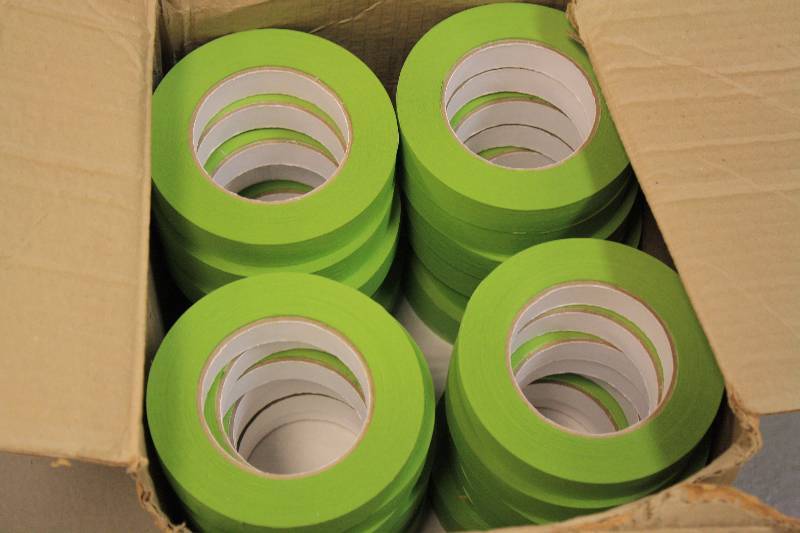 lot 102 image: 28 Rolls of 1 Green Tape